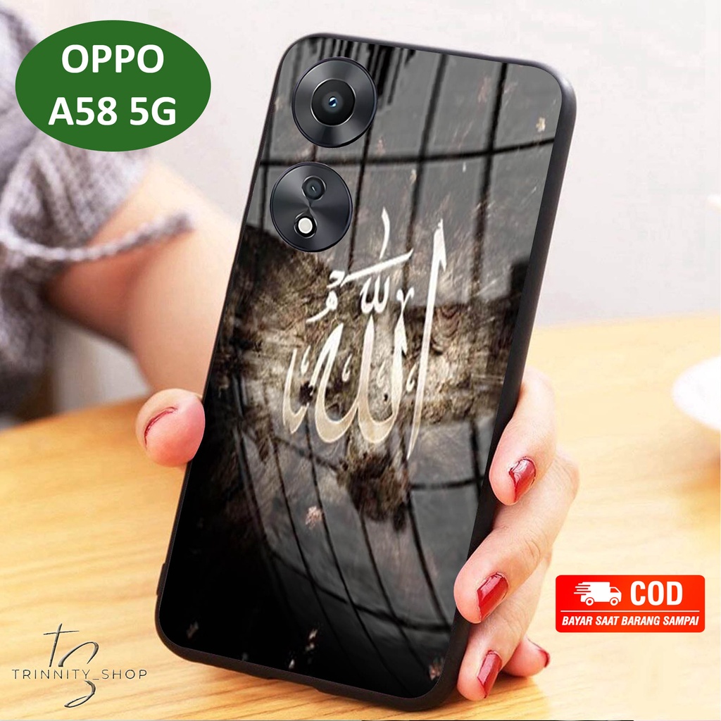 Softcase Kaca For Oppo A58 (5G)  - Case Handphone  OPPO A58 (5G)  [T14].