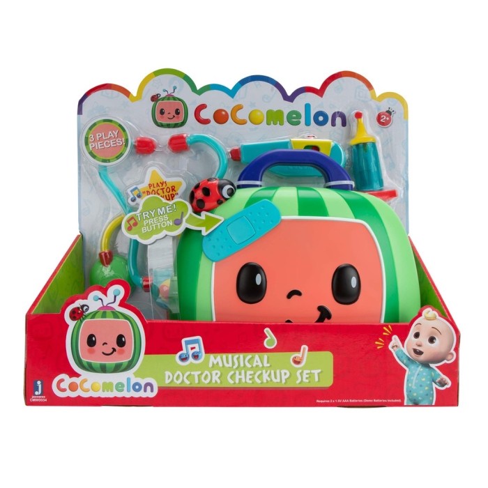 CoComelon Musical Doctor Checkup Set Mainan Anak Original