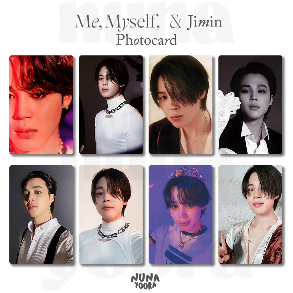 Me, Myself &amp; Jimin Photocard &quot;ID : Chaos&quot; BTS KPOP photocard Bangtan jimin park jimin 2022