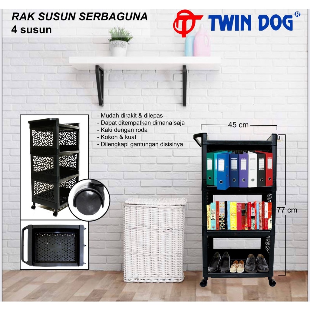 RAK YOYO 4 SUSUN SERBAGUNA / RAK APARTEMEN / RAK SERBAGUNA FBL