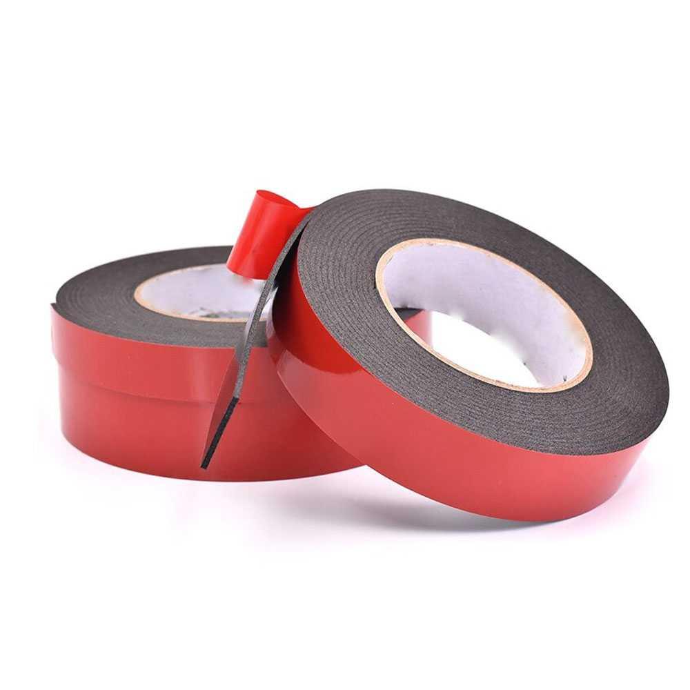 Lakban Double Tape Foam 10m x 0.5mm - Ech02 - Red