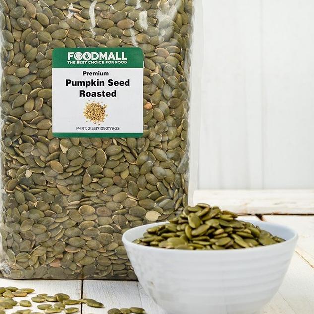

☟ Pumpkin Seeds ROASTED 1 kg / Biji Labu Panggang 1000 gram ♣