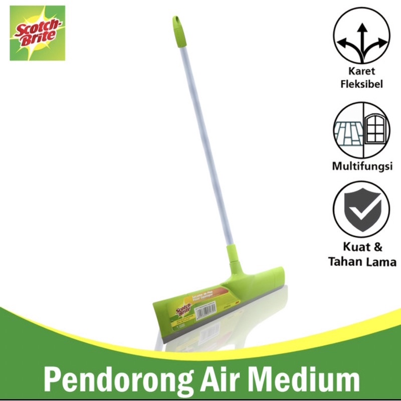 Scotch brite 3M Pendorong Air medium Karet Serokan Air ID-be 77