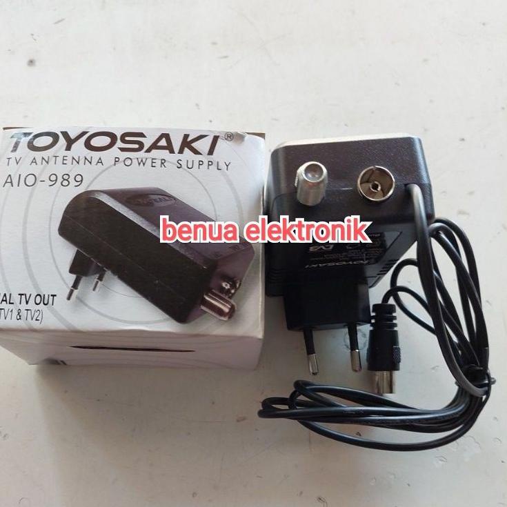 ➥ Promo Colokan Listrik antena Toyosaki AIO 989 AIO 200 AIO 220 AIO 235 Power Supply Antena Toyosaki Multi Umum ◙