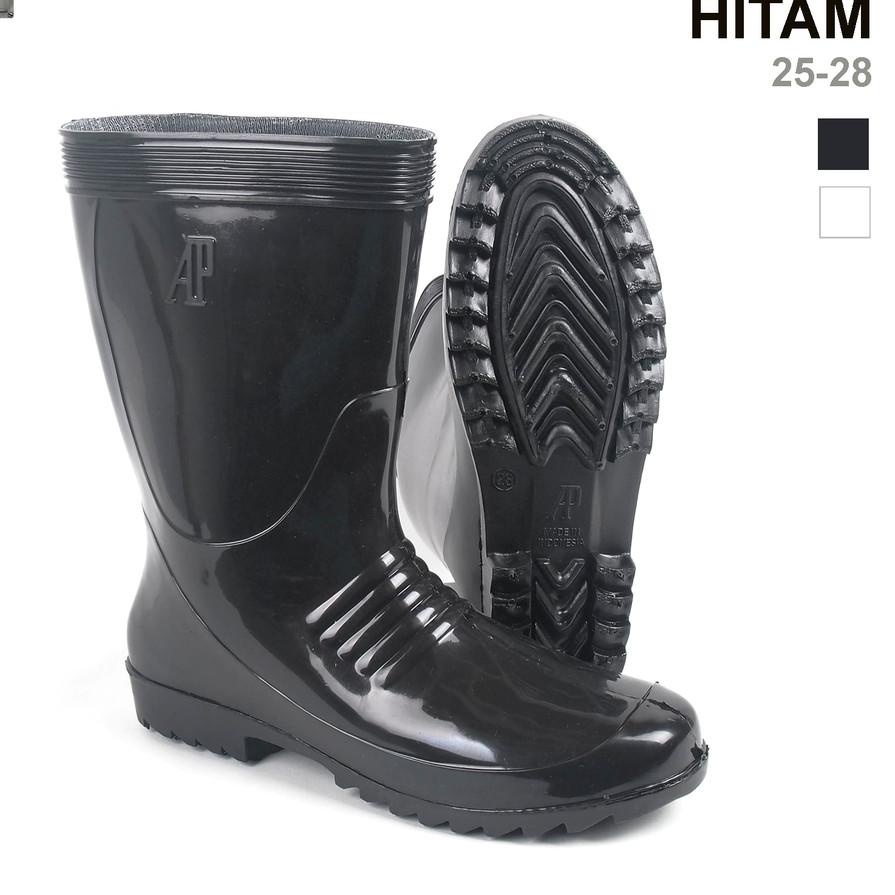➦ AP Boots AP 1 Hitam - Sepatu Boots PVC ➪