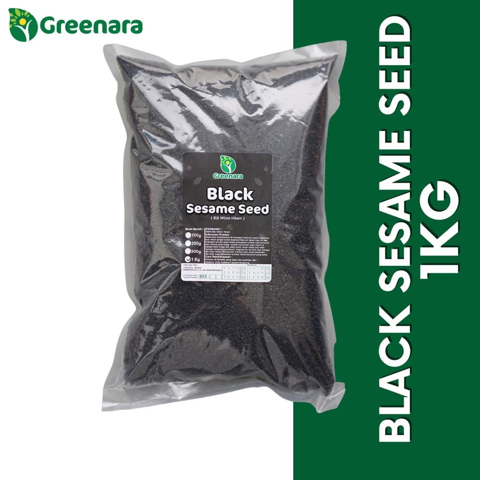 

♫ Black sesame seed 1kg wijen hitam 1kg Ω