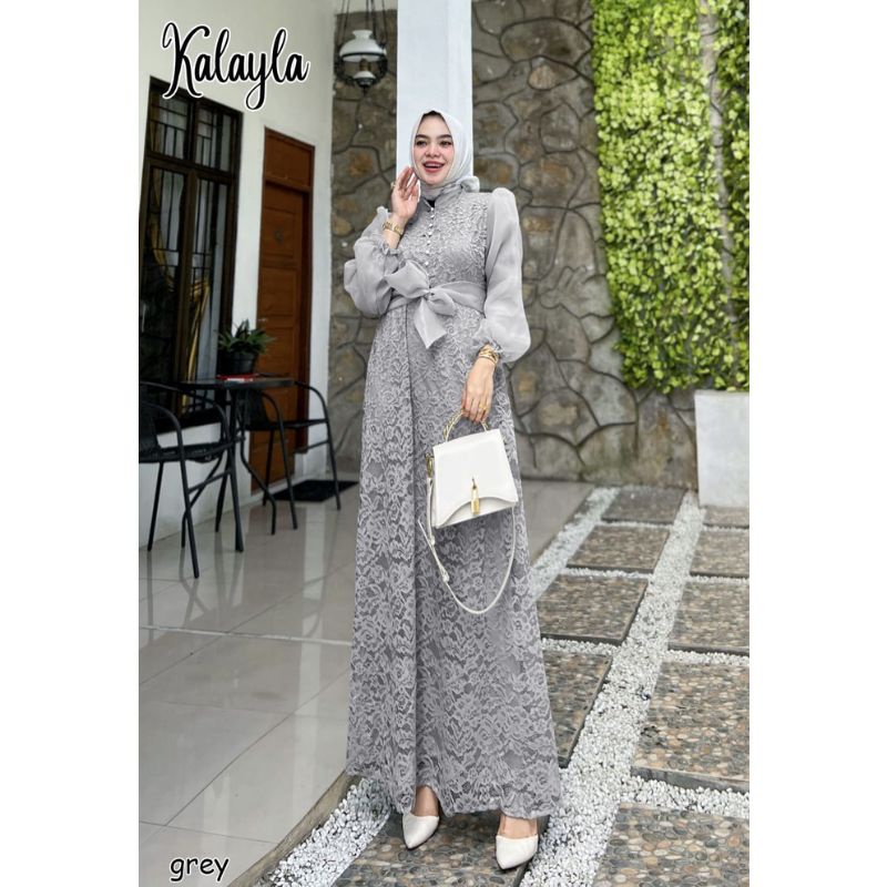 Kalayla Gamis Pesta Kondangan Organza