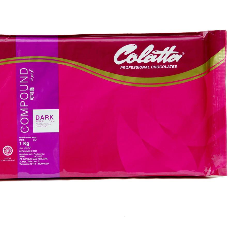 

✼ Cokelat Batang - Chocolate Compound Colatta Dark Kemasan 1kg ✹