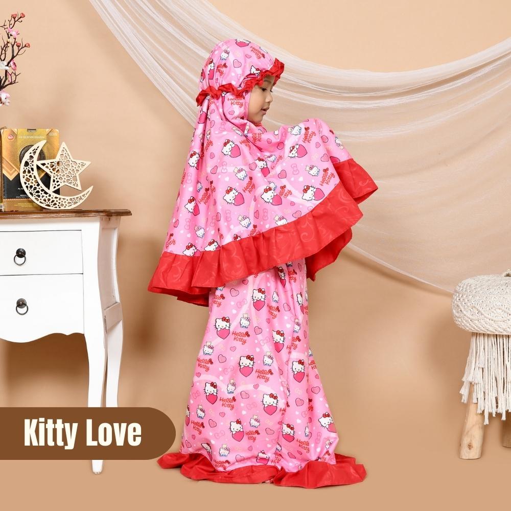 Alesha Mukena Anak Perempuan usia 1 - 6 Tahun ( kids Size M / L / XL ) - Kitty Love