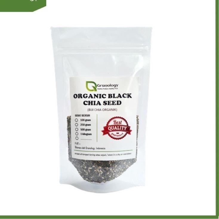 

Free Ongkir Chiaseed Peru black chiaseed granology 100gram