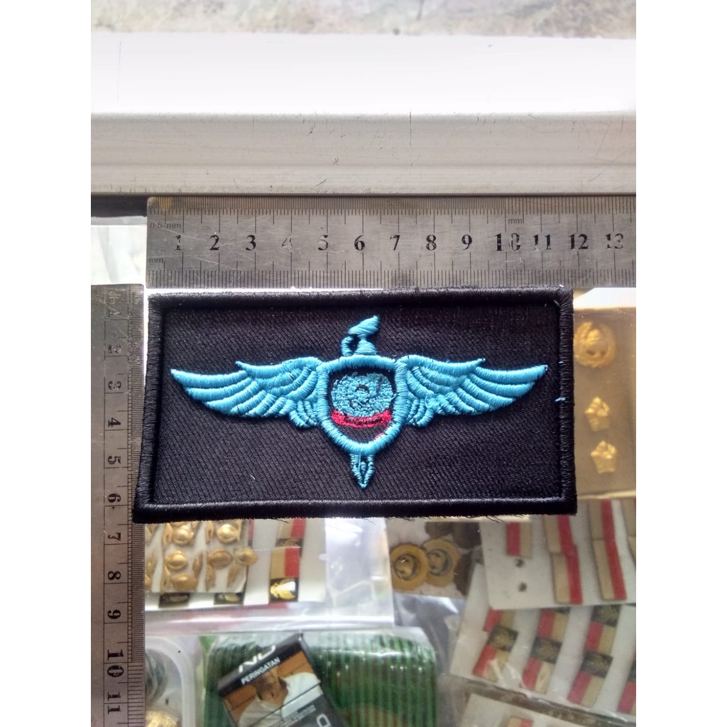 Bordir Timbul WING SATGAS POLSUSPAS / atribut polsuspas / Bordir Komputer / Bordir Timbul 3D / Bordi