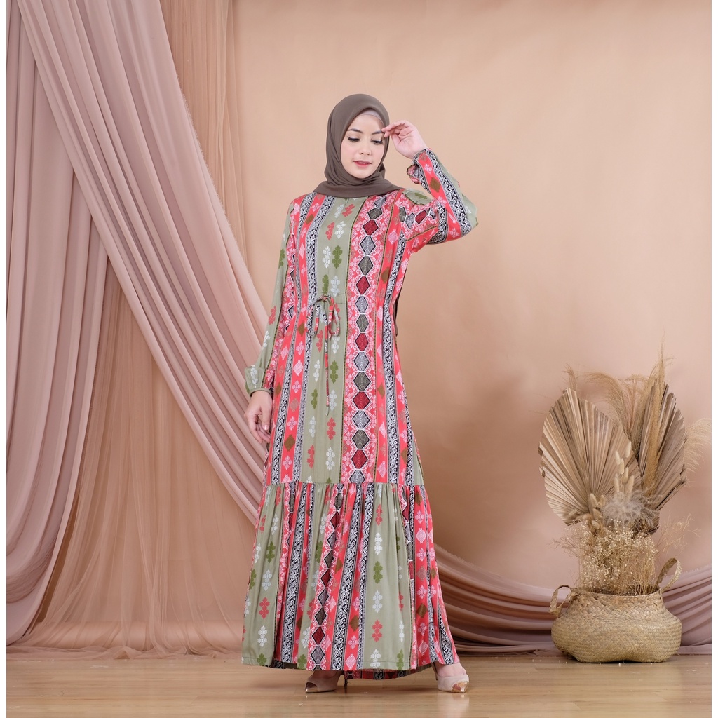 MADINA GREEN  Gamis Baneska