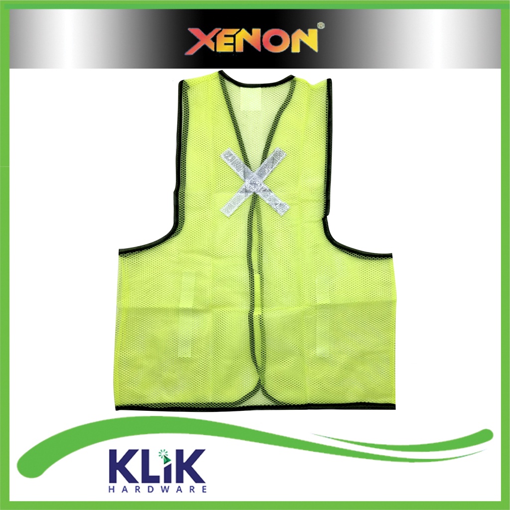 Xenon Rompi Jaring Kerja Proyek Orange Hijau Safety Vest Scotlite