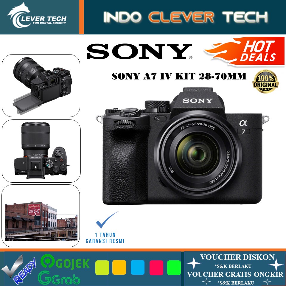 Kamera Sony Alpha A7 IV Kit 28-70mm - Garansi Resmi