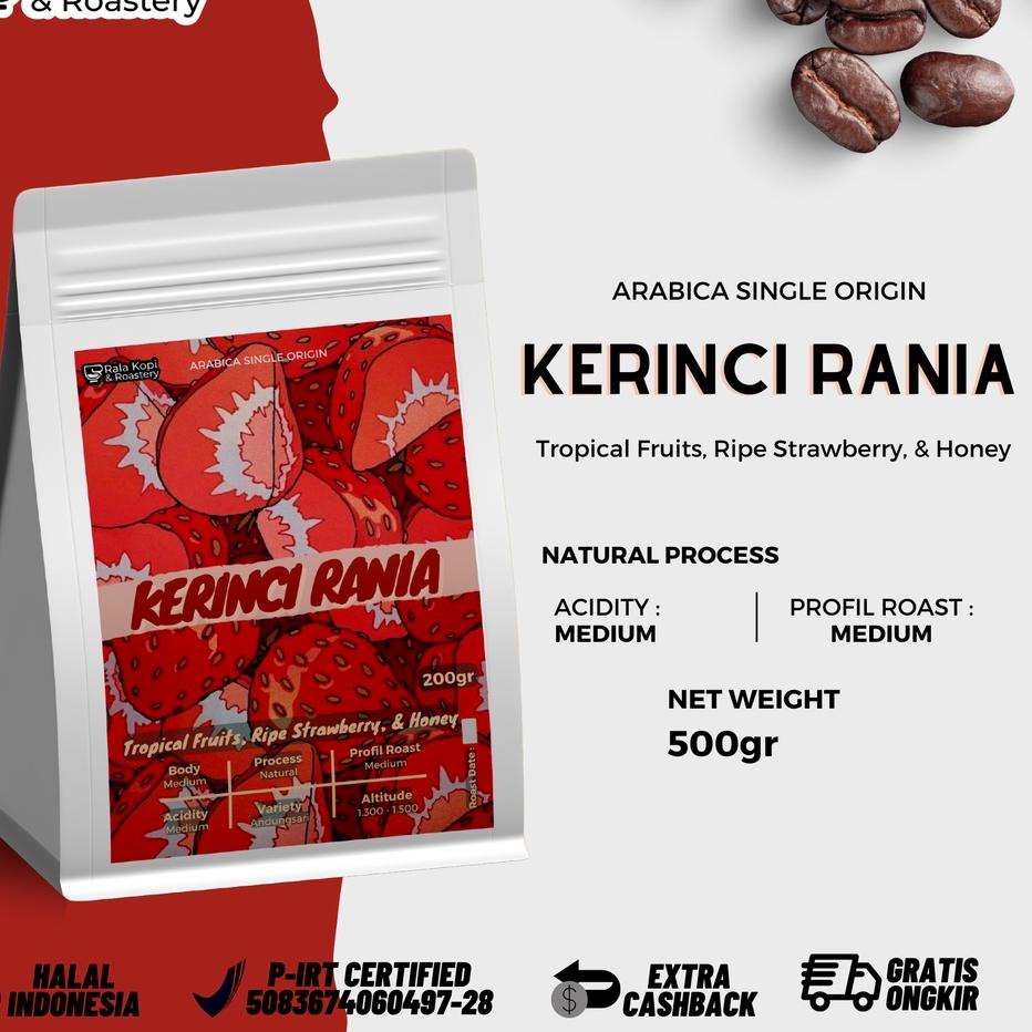 

☟ Kopi Arabika Kerinci Natural | Biji Kopi Single Origin Arabica 200gr ♤