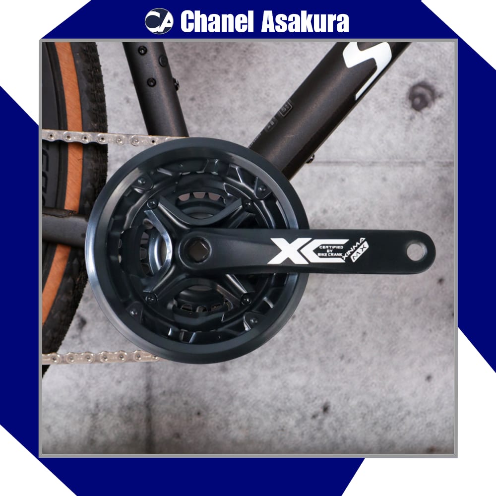 Gigi Crank Sprocket Sepeda 24T 34T 42T 7/8 Speed - JM311P