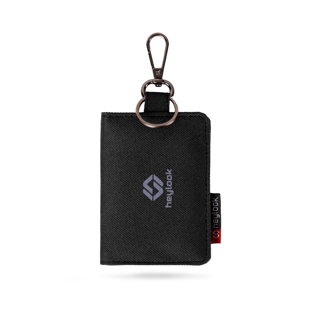 Key Wallet Gantungan Kunci Mobil Motor Stnk Etoll Dompet Kunci Kendaraan Pouch Case Key -   HITAM