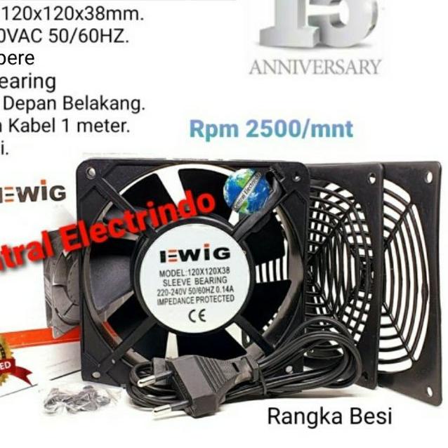 ➢ Cooling Fan Video Fan x38mm (Kabel + Tutup) EWIG. ♩