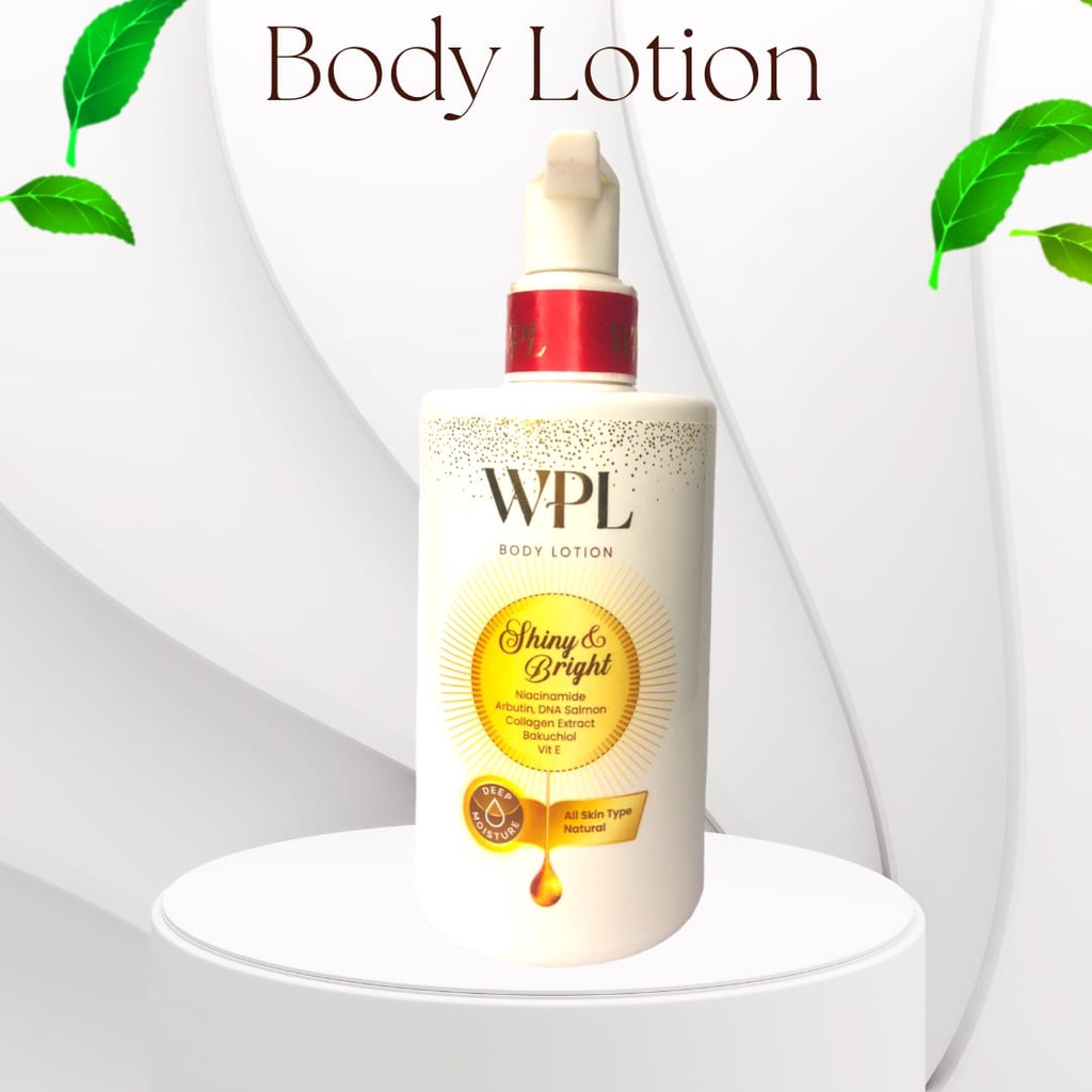 WPL New Body Lotion Shiny &amp; Bright With Niacinamide, DNA Salmon, Collagen Extract &amp;Vit E