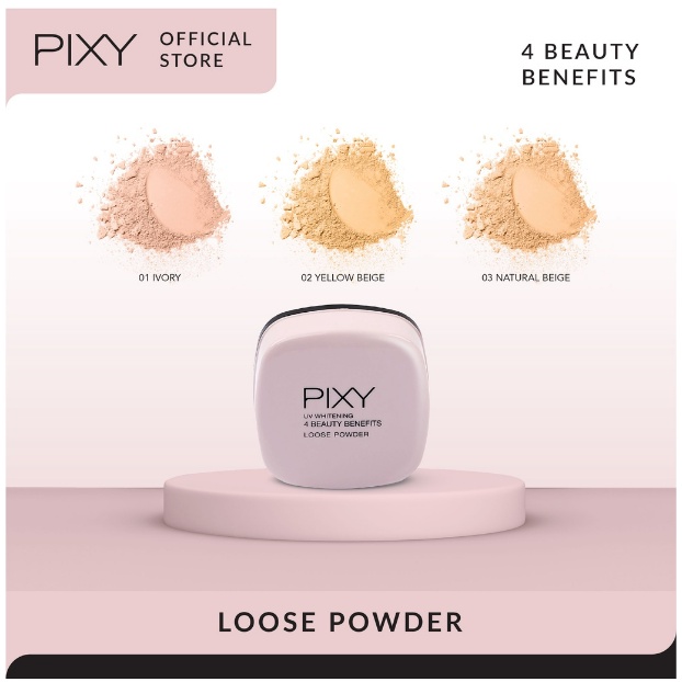 PIXY UV Whitening 4 Beauty Benefits Loose Powder - Series