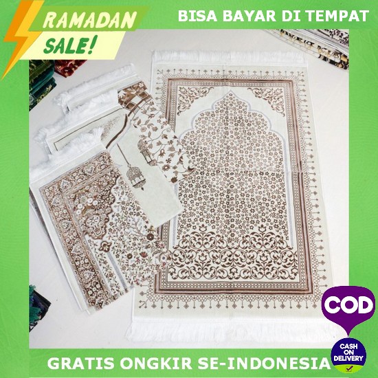 Sajadah Tebal Travel Turki Premium Traveling Kecil Aesthetic Sejadah Travelling Lembut Seserahan Tip