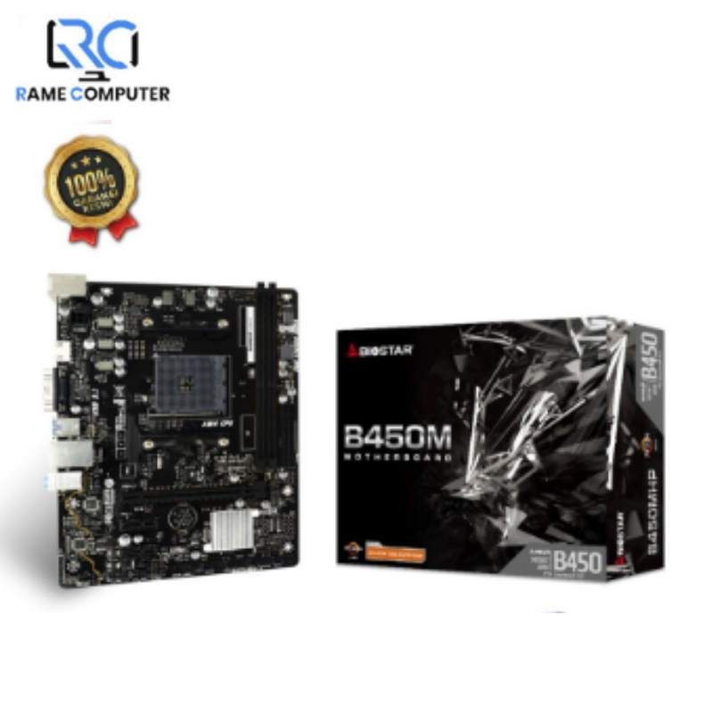 MOTHERBOARD BIOSTAR B450MHP Chipset AMD B450 Socket AM4 2 x DDR4 Micro ATX