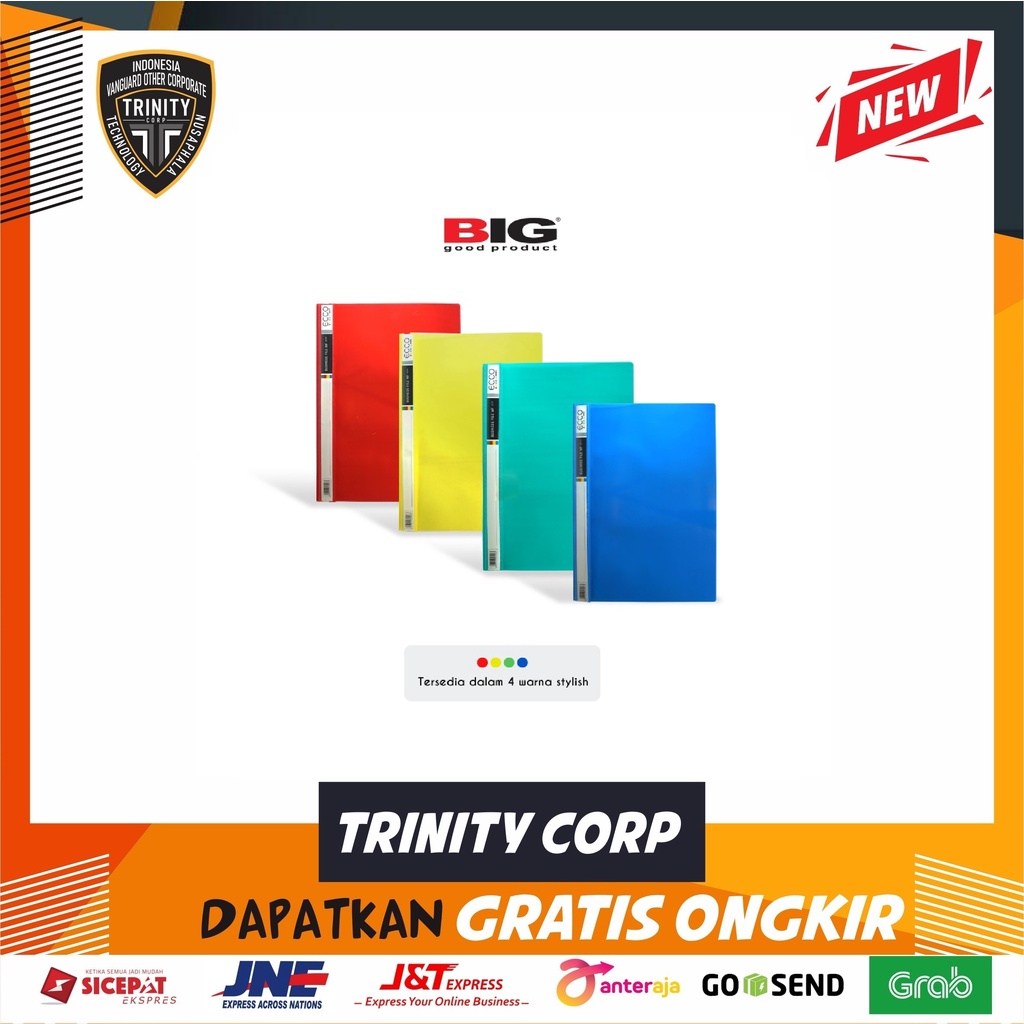 

BIG Map Bisnis File F4 Folio Ecco Map Ako Business File MF-8117 per pcs