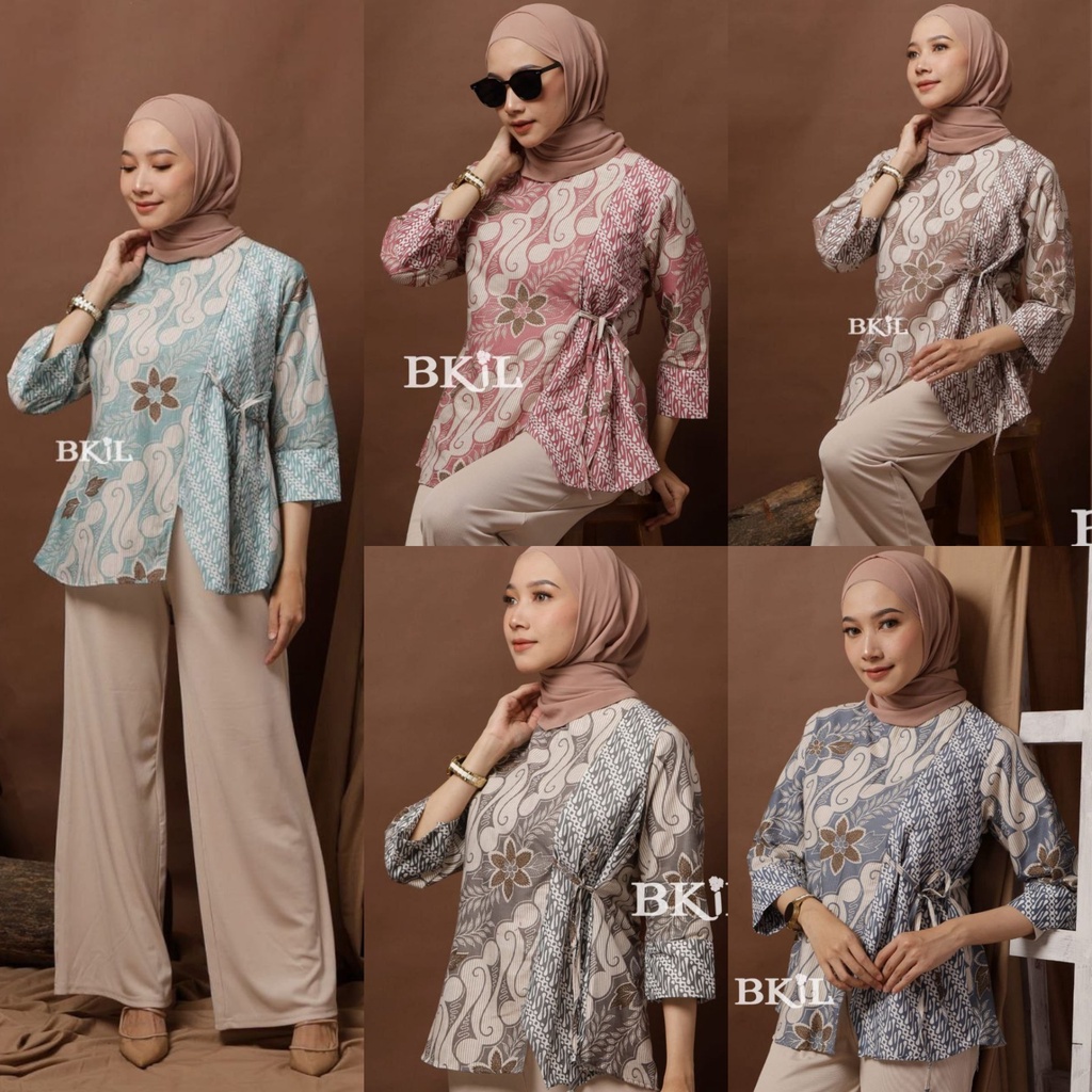 Atasan Batik (MC Batik) - Atasan Blouse Batik Kekinian Motif Terbaru