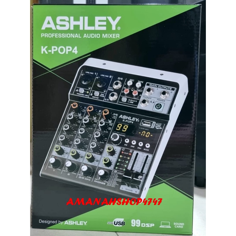 MIXER ASHLEY K-POP4 ORIGINAL MIXER ASHLEY K POP4 ASHLEY KPOP4 NEW MODEL 99DSP
