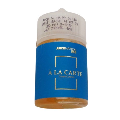 A La Carte Cream Caramel 60ML by Juice Nation Company