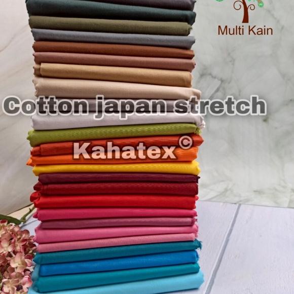 ✨ Multi kain katun cotton stretch spandex poplin stret kahatex lebar 1.6meter buruan
