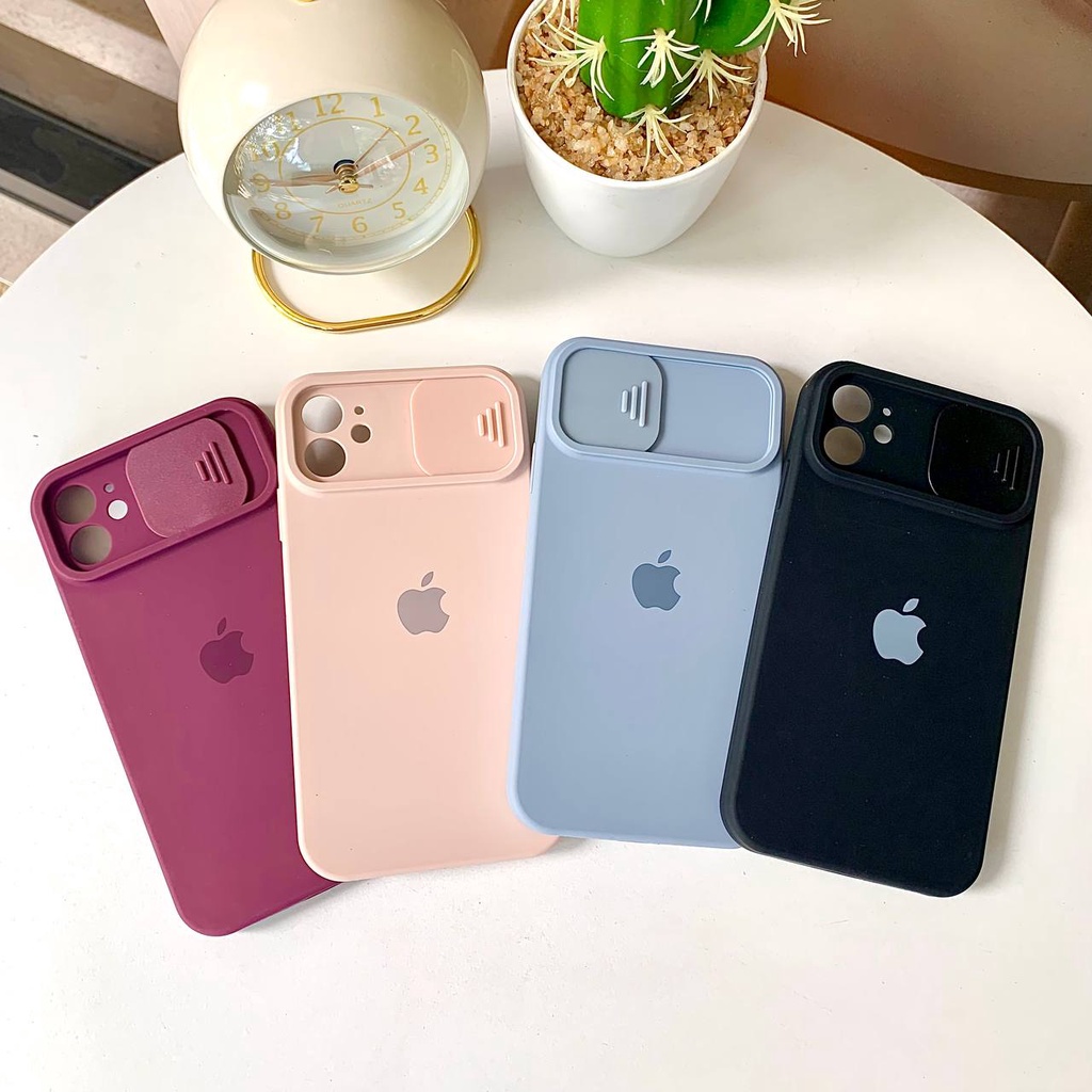 Slide Silicone Case iphone 7 8 x xs xr 11 pro max