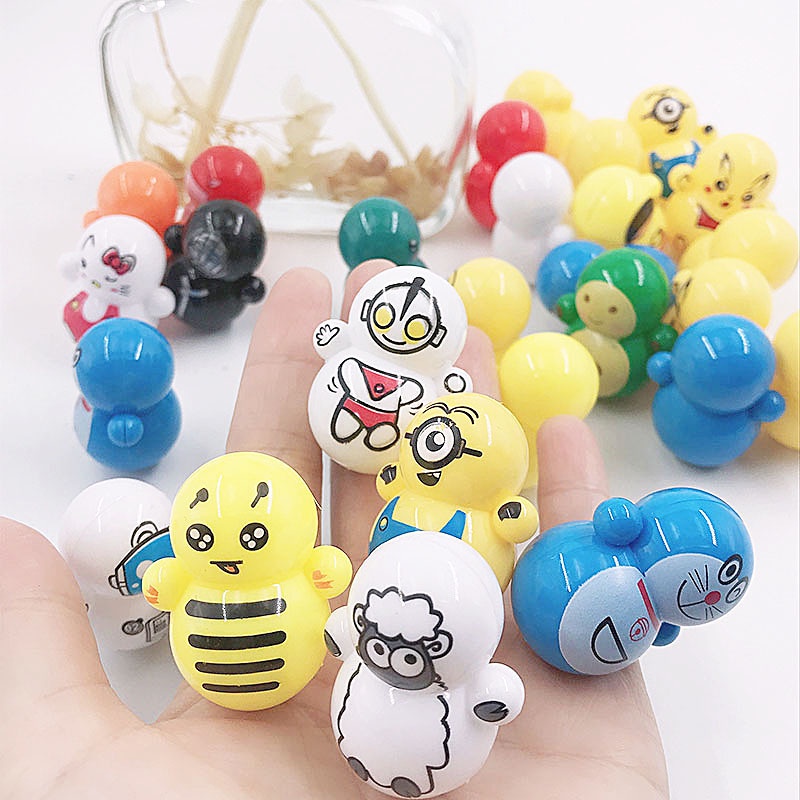 Mainan Squid Game Tumbler Roly Poly Mainan