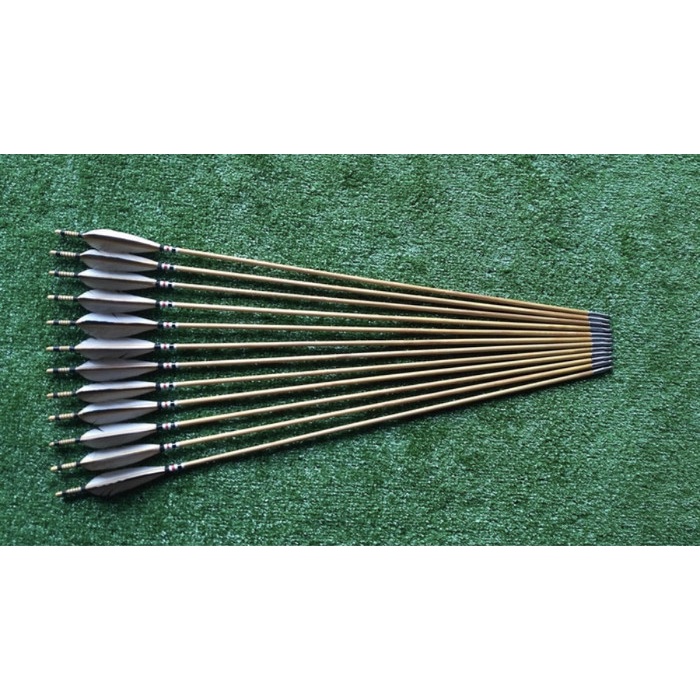 Promo - Anak Panah Bambu 6mm (6 pcs) - Arrow Kayu - Arrow Bambu - 1/2 Lusin - The Best Quality