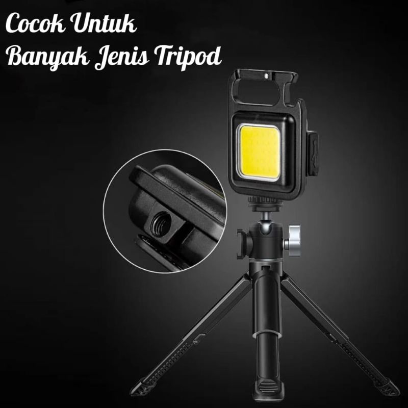 LAMPU LED GANTUNGAN KUNCI MULTIFUNGSI/LAMPU CAMPING CAS USB⭐ IndoStar ⭐