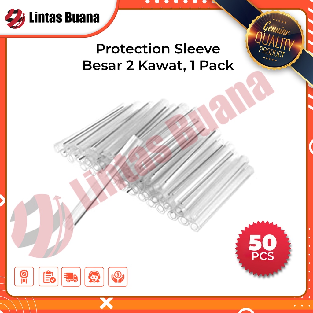 Protection Sleeve Dropcore Fiber Optic Besar 2 Kawat isi 50 pcs