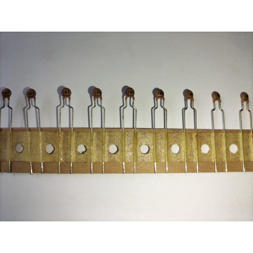 Ceramic Capacitor 151pF, 180pF, 182pF, 222pF, 227pF 50V Kapasitor Keramik Per 10pcs