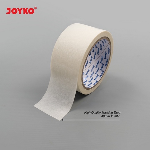 MASKING TAPE JOYKO - LAKBAN KERTAS 24MM X 20M / 48MM X 20M