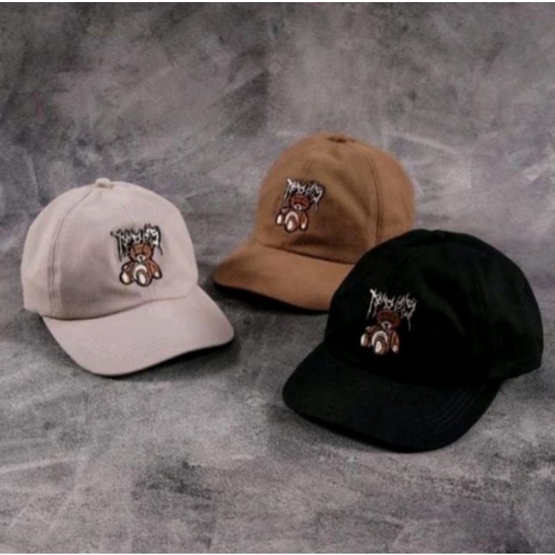 [PART 1] COD Topi Baseball Sport  Bordir / Topi Bucket Polos Pria / Wanita Distro Korea-8
