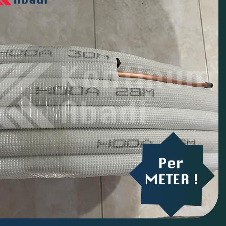 ♡ PIPA AC HODA 1/4 x 3/8 UNTUK AC 1/2 PK - 1 PK | per METER ◌