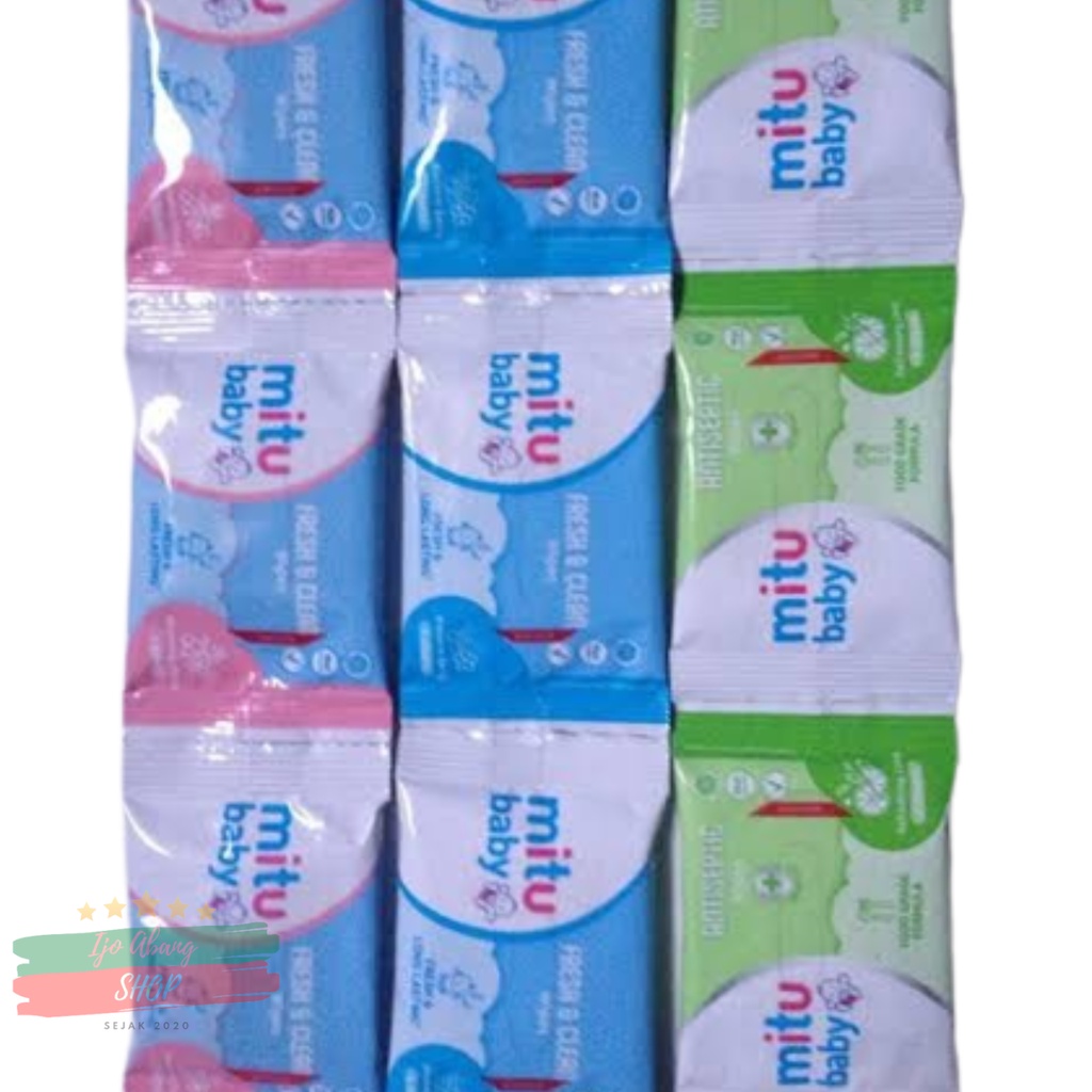 Mitu Baby Tissue Basah Bayi 4s Renceng (12 pack)