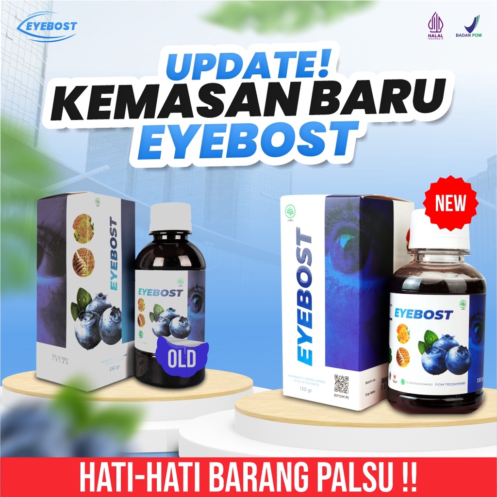 Eyebost – Madu Herbal Vitamin Mata Paket 2 Botol 130ml