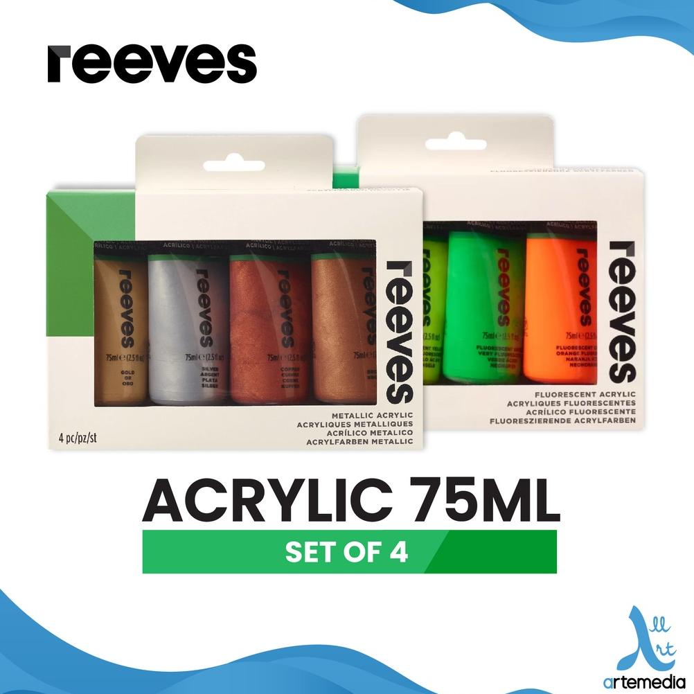 

Cat Akrilik Reeves Artists 4x75ml Acrylic Color Paint Set