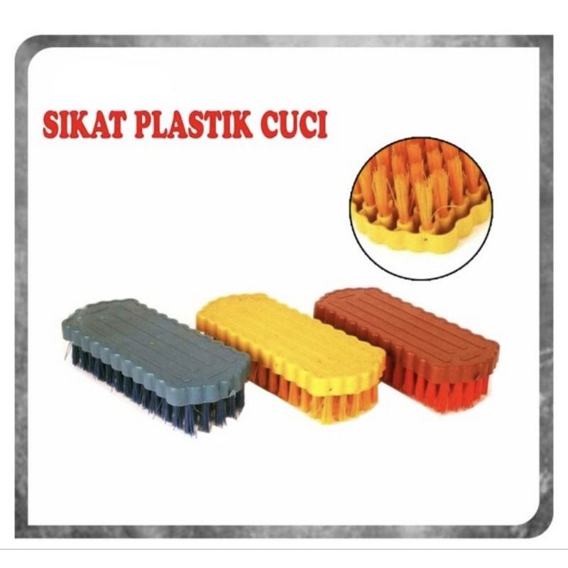 HARGA SATUAN SIKAT CUCI PLASTICK WARNA RANDOM