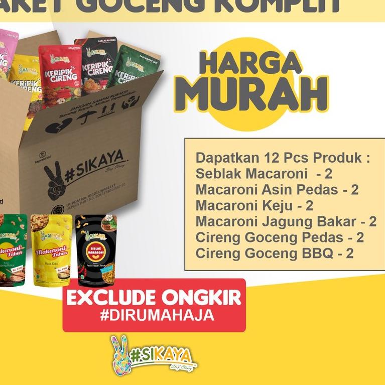 

☇ Paket Goceng Komplit PSBB (Promo Saat Butuh Berhemat)-Sikaya ◌