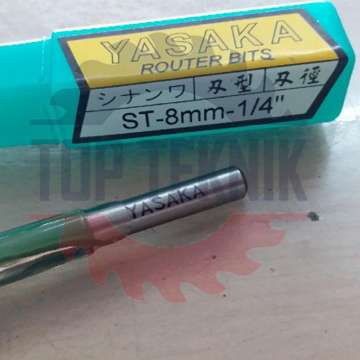 Top Discount YASAKA ROUTER BITS - STRAIGHT BIT 8MM X 1/4"