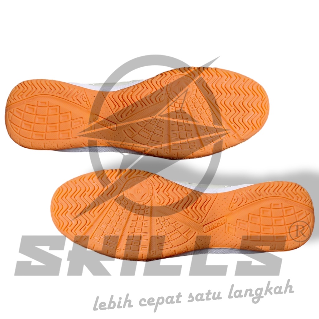 Ragil Sport - Sepatu Futsal Original Skills Legae Forte Merah Ukuran Dewasa 39-43