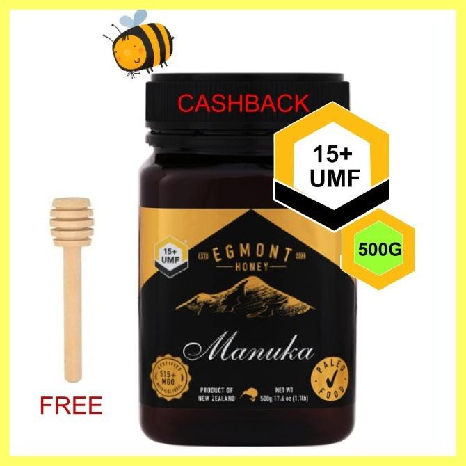 

MADU SALE EGMONT MANUKA HONEY UMF 15 + 500G PACKING AMAN EL09I09A82L