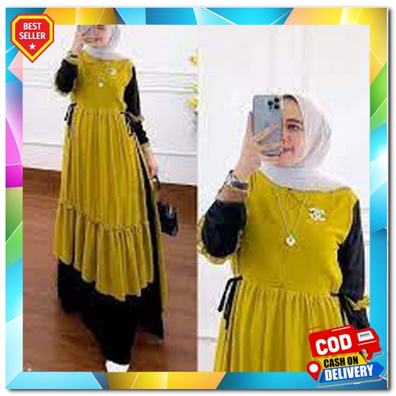 Serenda Store Gamis Lebaran 2023 Model Terbaru Wanita Muslimah Dress Kondangan Mewah Cantik Viral Ke