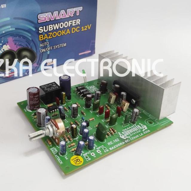 ✺ Kit Power Subwoofer Mobil Bazzoka 12V DC ✬